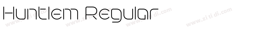 Huntlem Regular字体转换